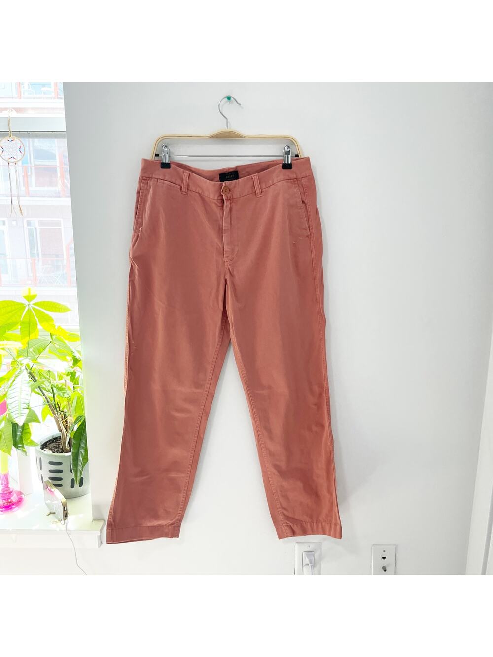 J. Crew Salmon Pink Chino Pants Size 12